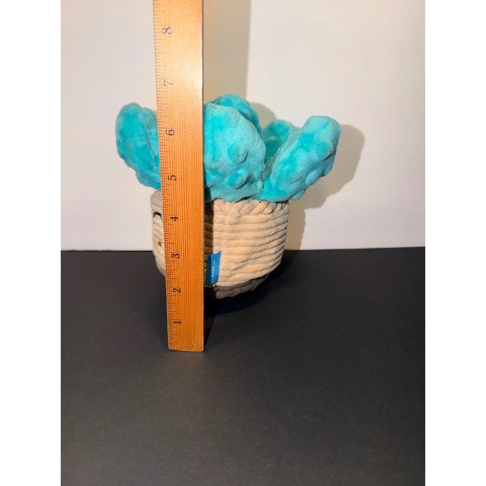 BarkBox Succulent Squeakulent Plush Dog Toy Potted Plant Squeaky 7